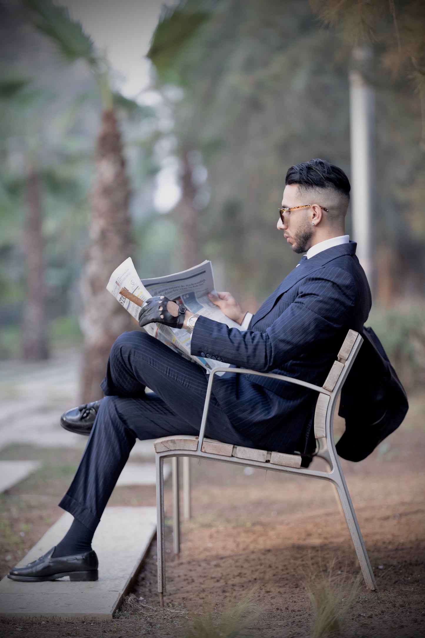 Turin navy blue suit