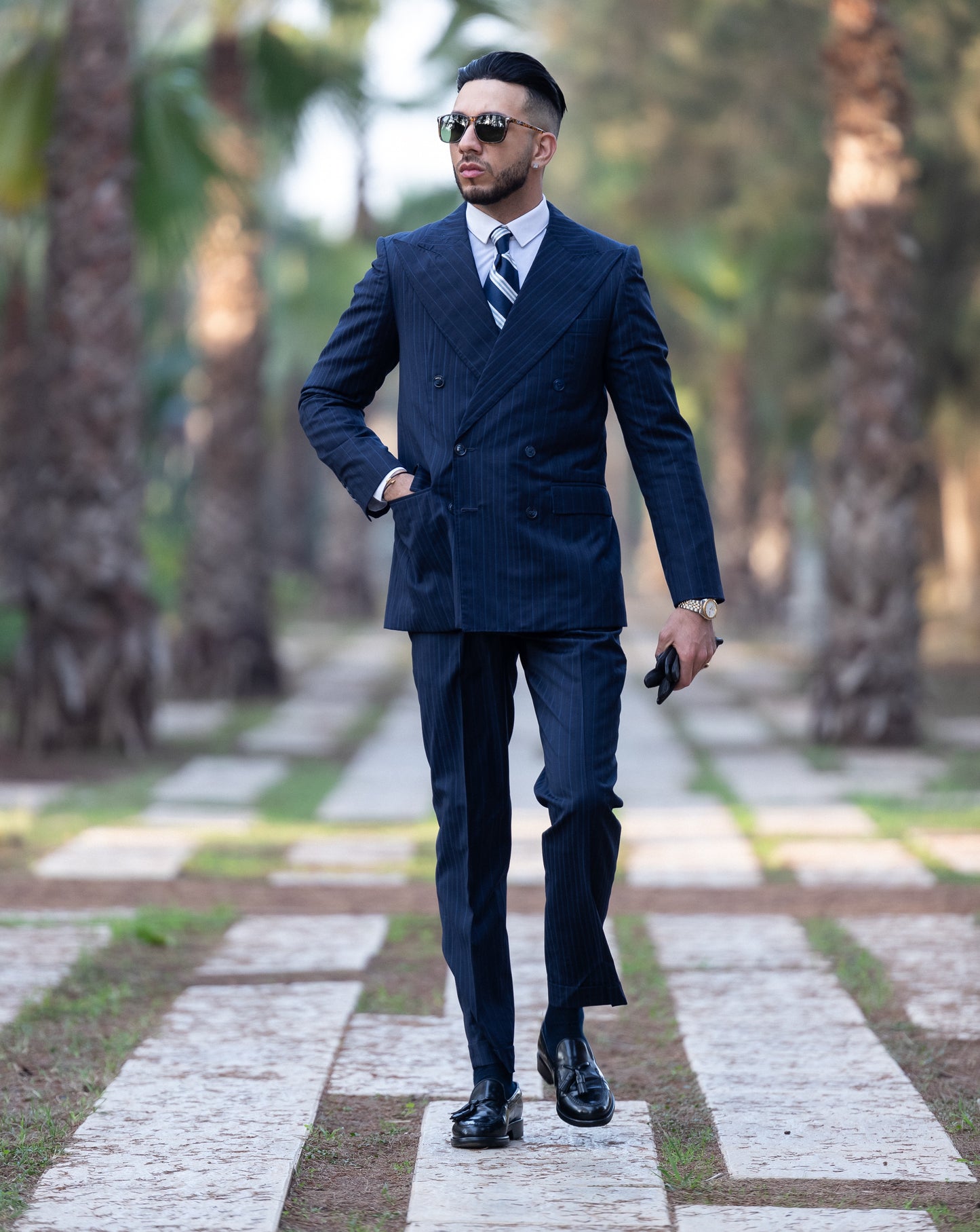 Turin navy blue suit