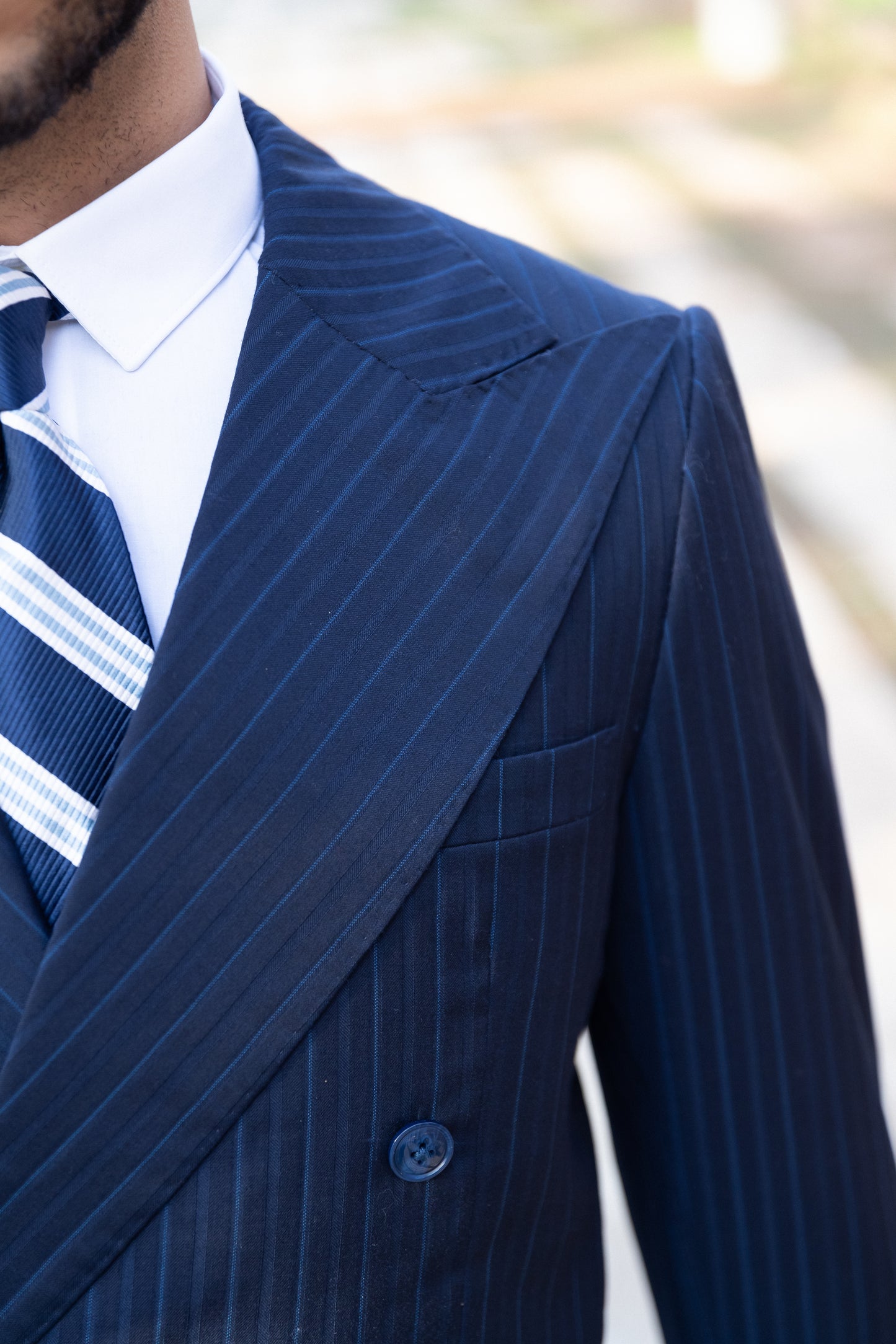 Turin navy blue suit