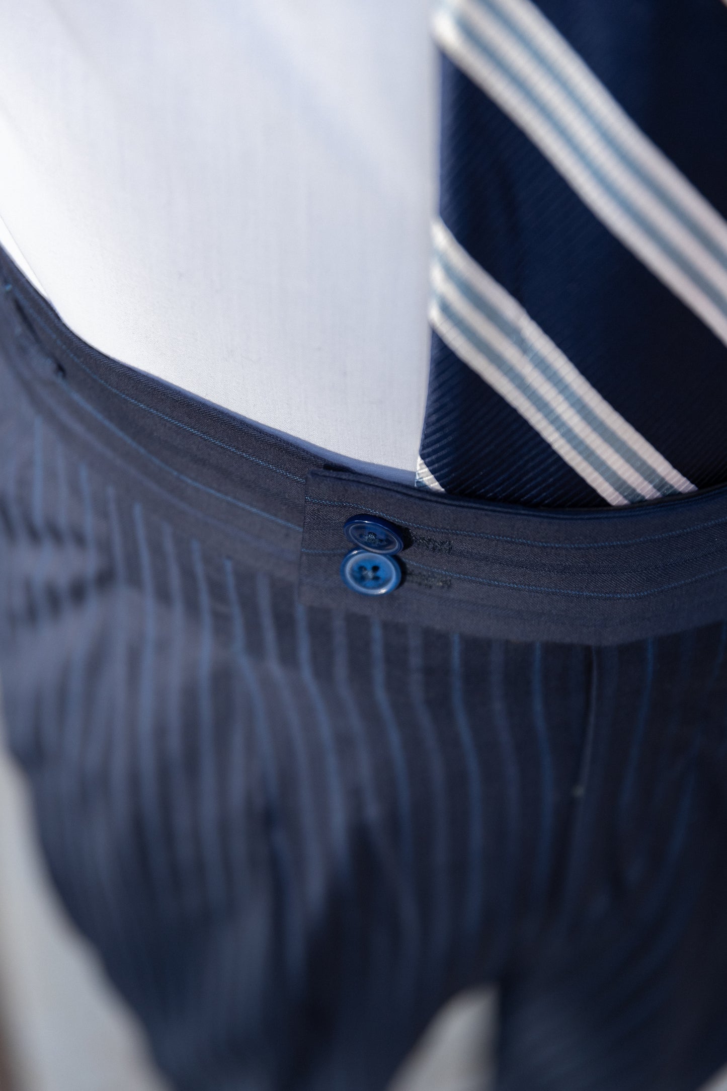 Turin navy blue suit