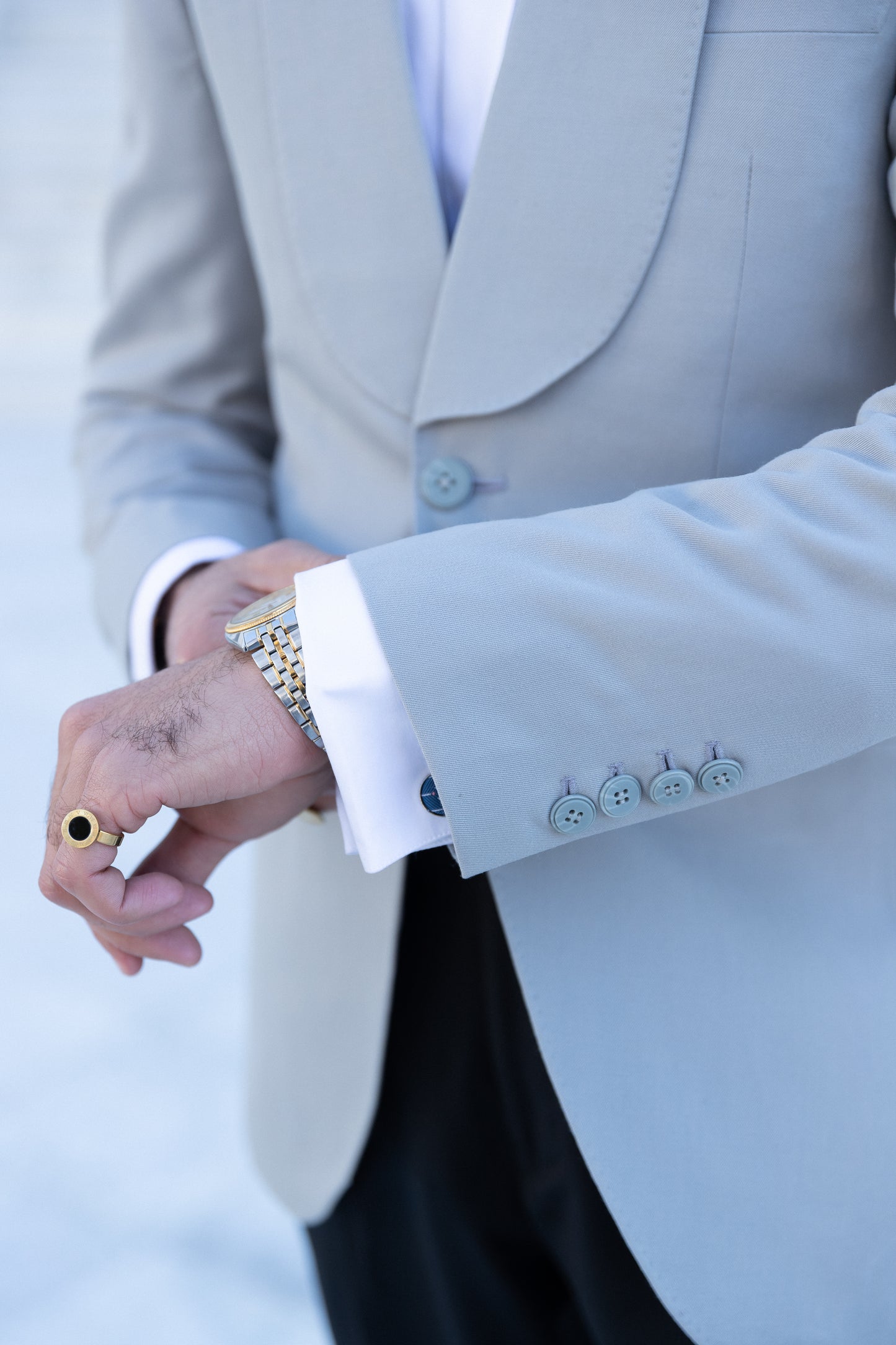 Bruce Shawl lappel tuxedo