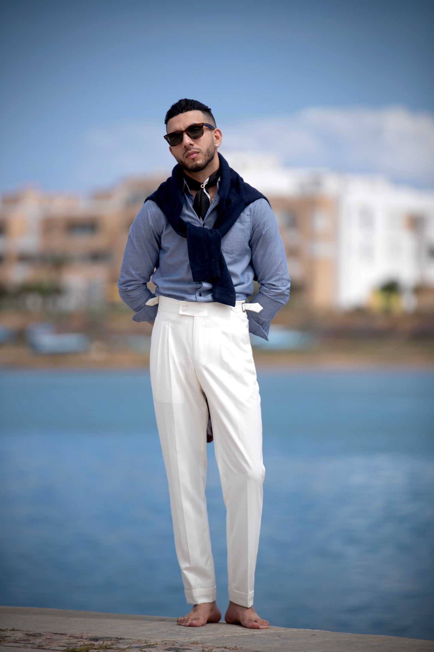 The Portofino Pant - Off white