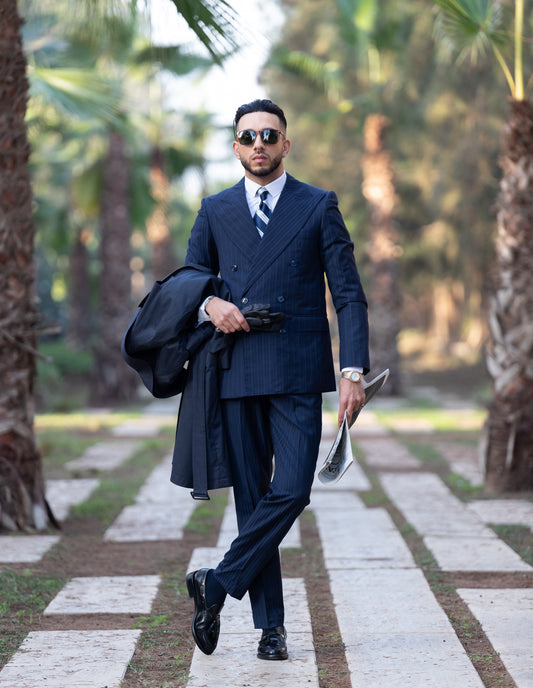 Turin navy blue suit