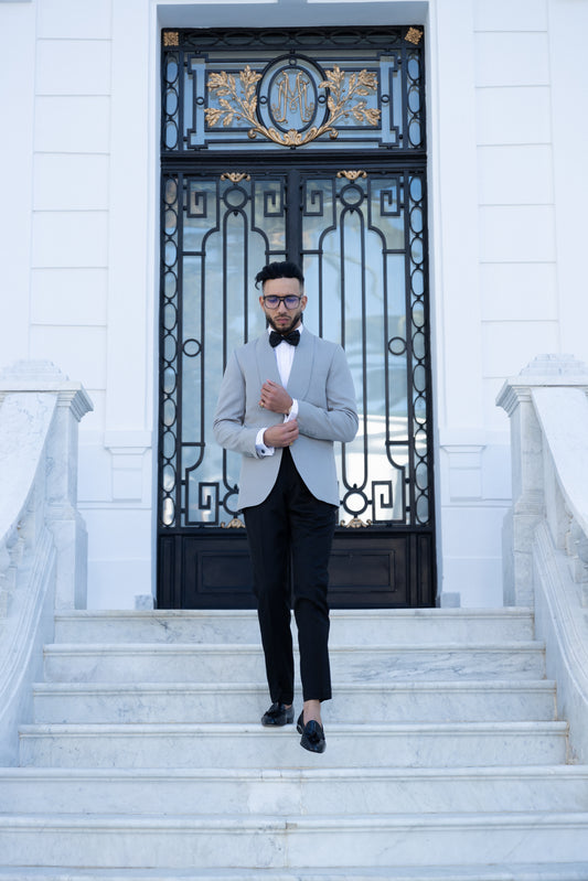 Bruce Shawl lappel tuxedo