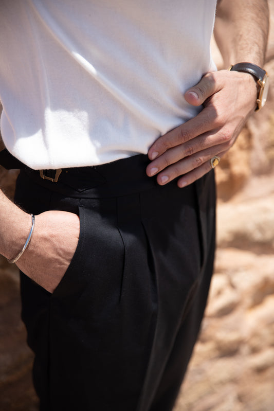 The Portofino Pant -  Black